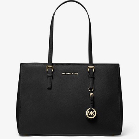 LIKE NEW Michael Kors Black Tote*like a Neverfull* - Picture 5 of 7
